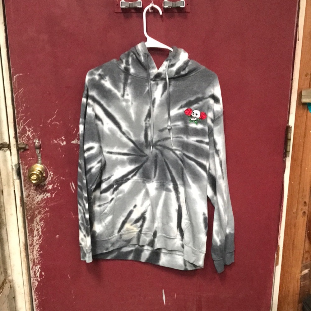 Eighty Eight Gray and Red Sweatshirt Hoodie